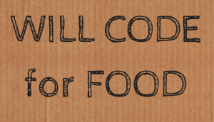 Will code for food