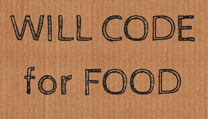 Фуд код. Will code for food. Coding for food. Html for food. Will code html for food.